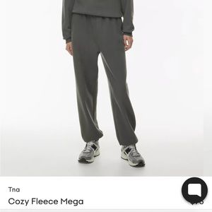 TNA cozy mega sweatpants echo grey size M